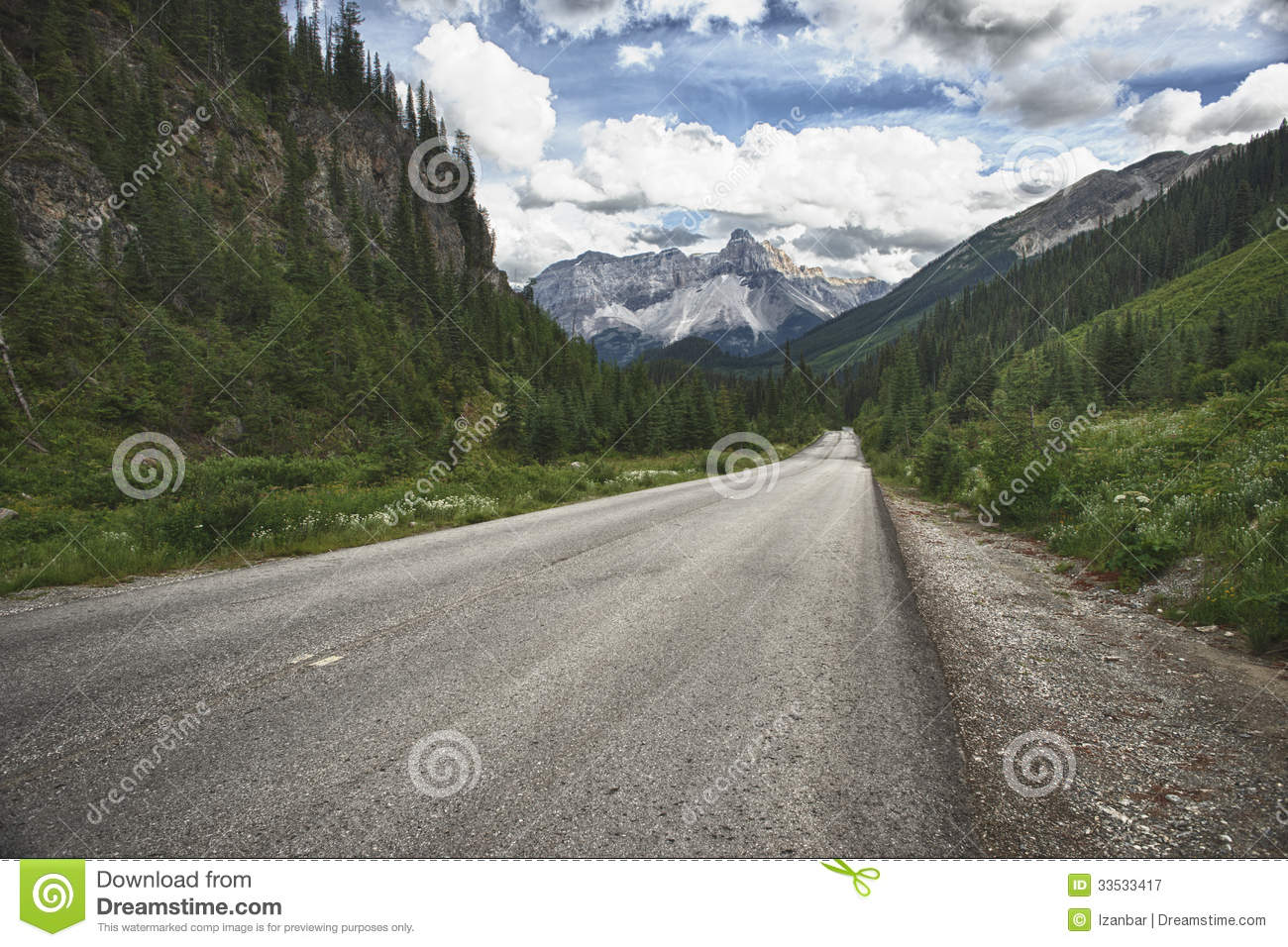 Rocky Mountain Road Royalty Free Stock Photography   Image  33533417