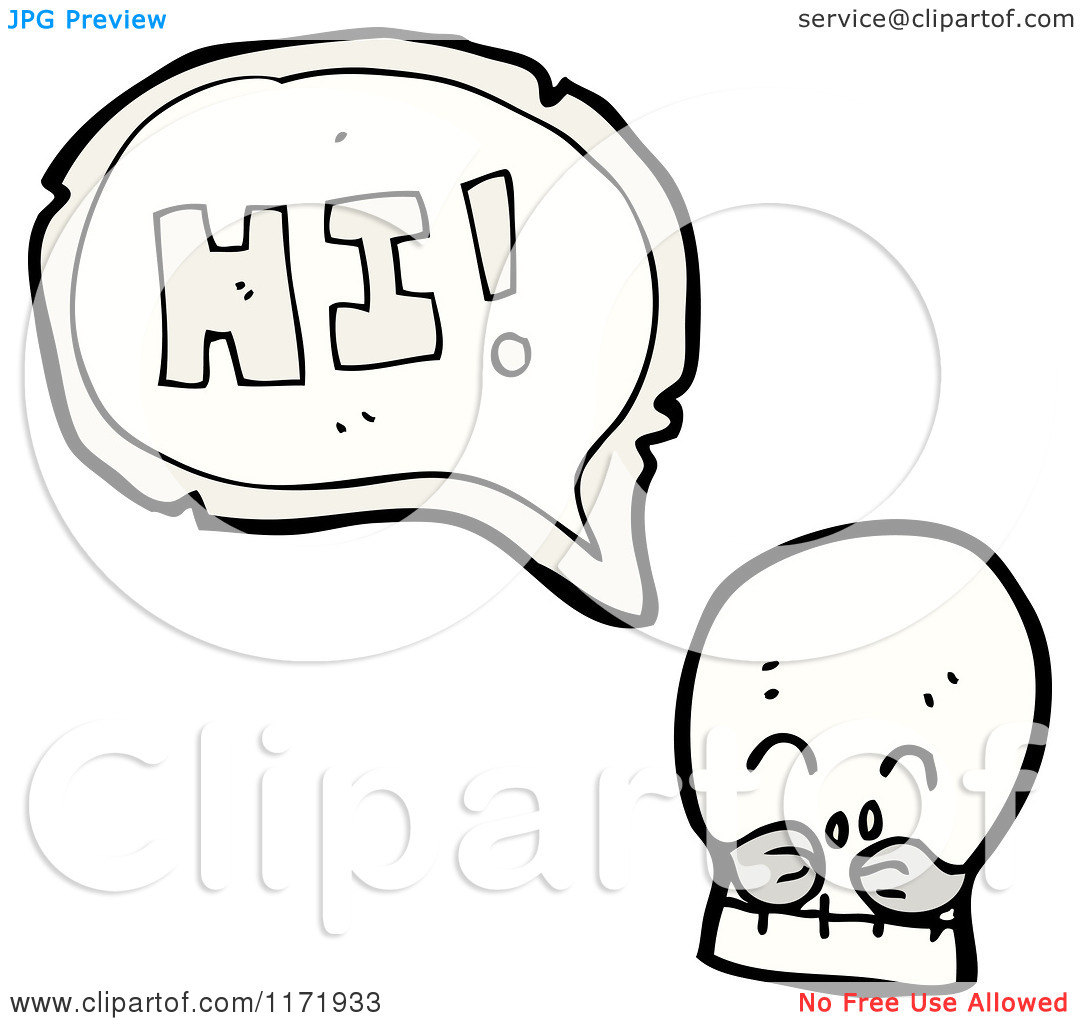 Saying Hi   Royalty Free Vector Clipart By Lineartestpilot  1171933