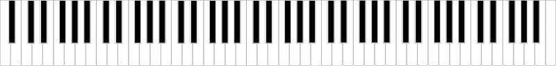 Standard 88 Key Piano Keyboard
