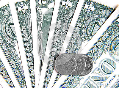 Stock Photo  Dollars And Cents