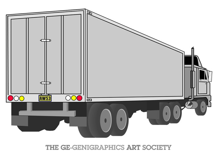 Back   Gallery For   Tractor Trailer Big Rig Clip Art