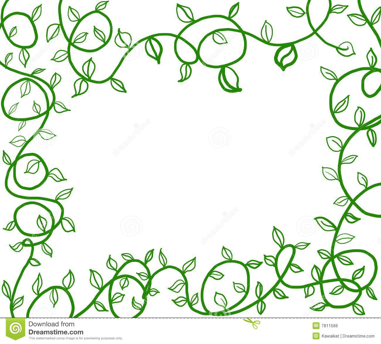 Green Vines Royalty Free Stock Image   Image  7811566
