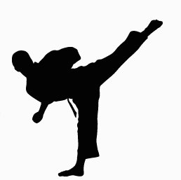 Karate Silhouette   Clipart Best