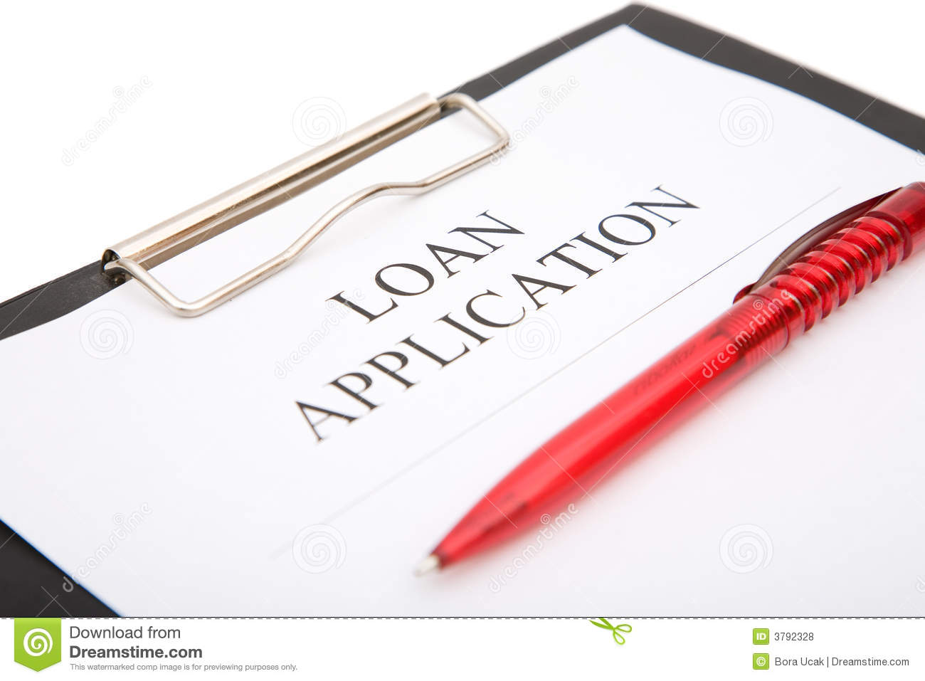 Loan Application Royalty Free Stock Photos   Image  3792328