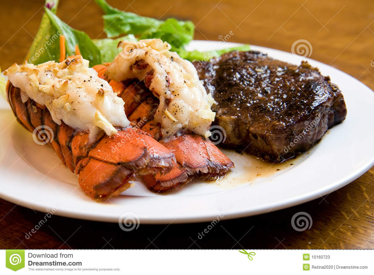 Lobster And Steak Stock Photos   Image  10160723