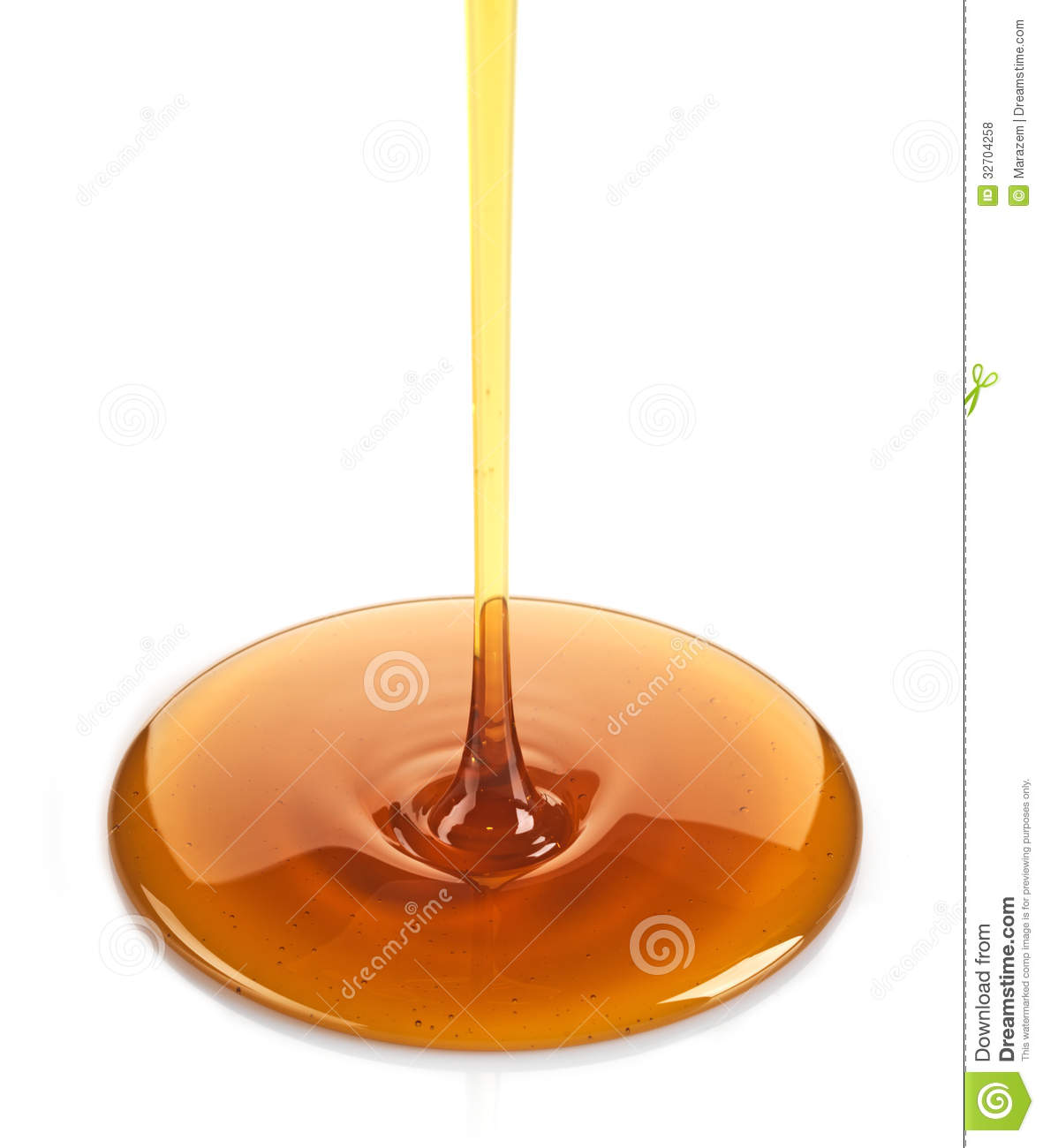 Maple Syrup On A White Background