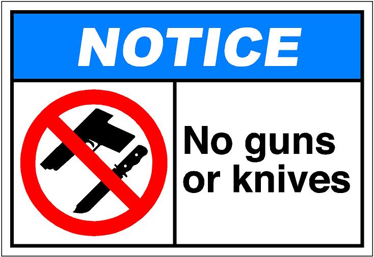 No Guns Clipart Notih127   No Guns Or Knives
