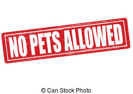 No Pets Allowed Stamp With Text No Pets Allowed