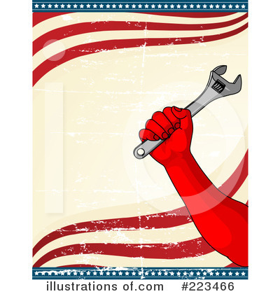 Royalty Free  Rf  Labor Day Clipart Illustration By Pushkin   Stock