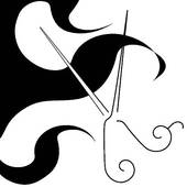 Salon Style Hair Cut Scissors   Curls Symbol