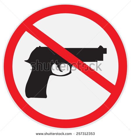 Say No To Guns Clipart