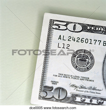 Stock Image Of Fifty Dollar Bill Dce0005   Search Stock Photos Mural