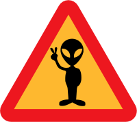 Warning  Alien Crossing   Image Credit  Http   Www Webweaver Nu