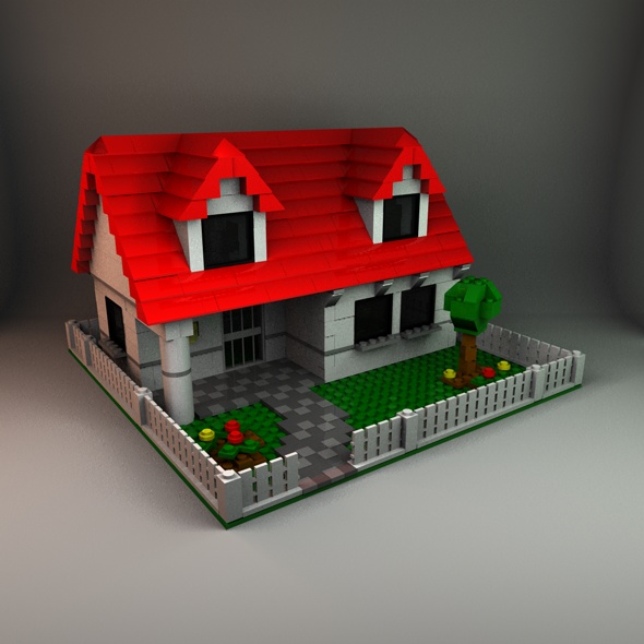 3docean Lego House 86463