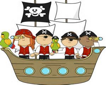 Cartoon Pirate Ships