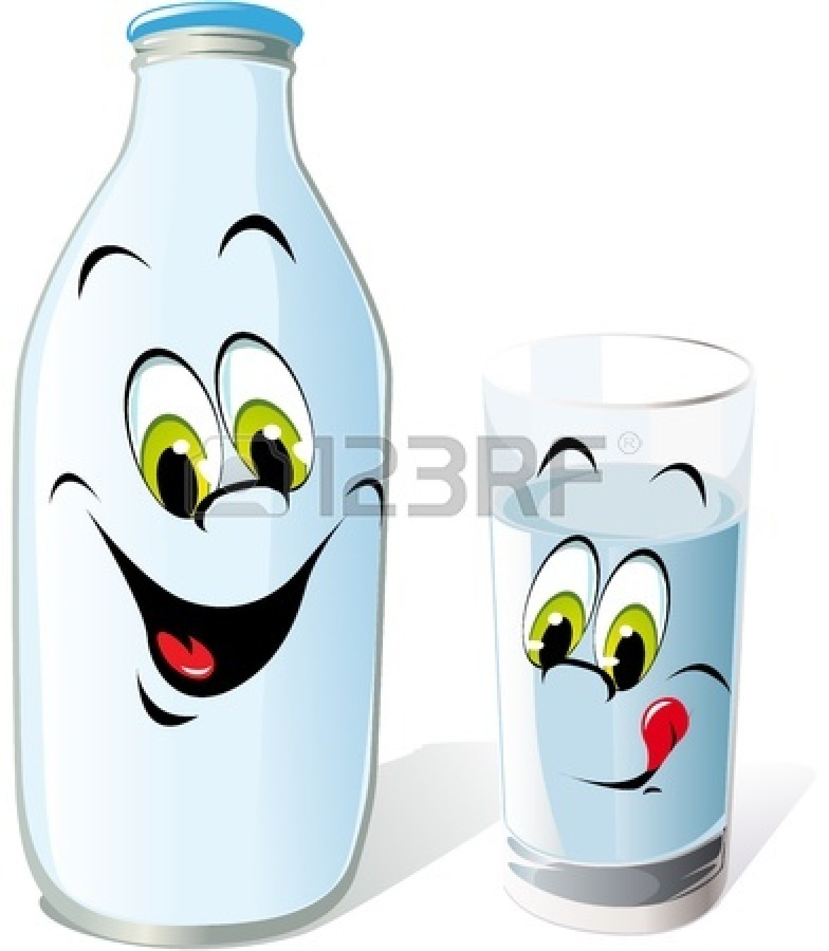 Milk Gallon Clipart 15094539 Milk Bottle And Glass Cartoon Jpg