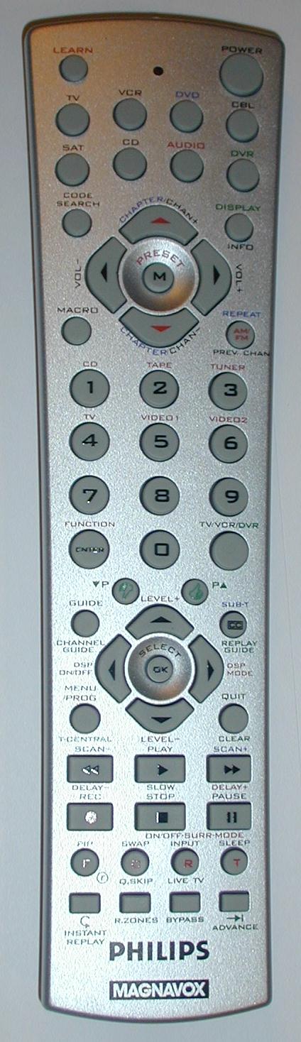 Philips Universal Remote Codes Pm435s