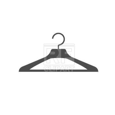 Plastic Coat Hanger Silhouette Download Free Vector Clipart  Eps