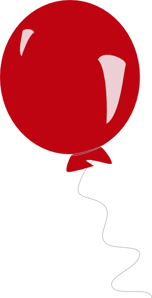 Red Balloon Clip Art At Clker Com   Vector Clip Art Online Royalty