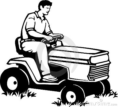 Riding Lawn Mower Royalty Free Stock Photos   Image  20257808