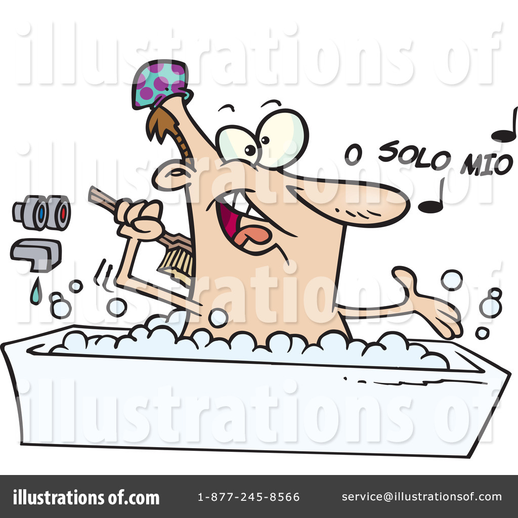 Royalty Free  Rf  Bathing Clipart Illustration  438153 By Ron Leishman