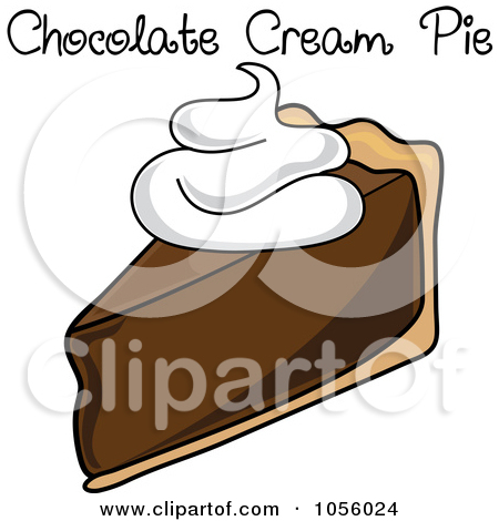 Royalty Free  Rf  Chocolate Cream Pie Clipart Illustrations Vector