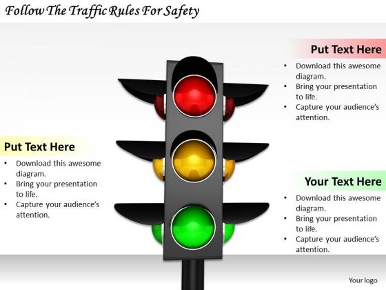 Stock Photo Business Marketing Strategy Follow The Traffic Rules For    