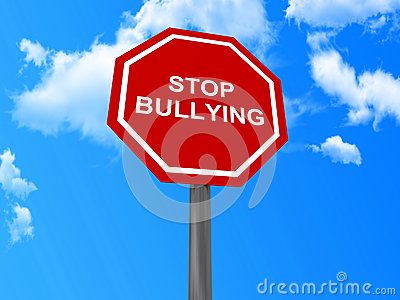 Stop Bullying Sign Stock Photography   Image  29028592
