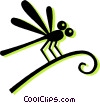 Vector Clipart Graphics Of A Dragonflies Insects   Coolclips Clip Art