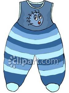 Baby Jumper With Feet   Royalty Free Clipart Picture