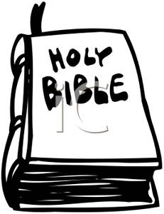 Bible Clipart Black And White Black And White Holy Bible 100321 220497