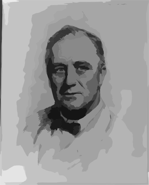 Franklin D  Roosevelt Clip Art At Clker Com   Vector Clip Art Online    