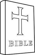 Free Black And White Religion Outline Clipart   Clip Art Pictures