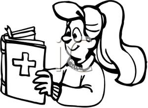  Owl Clipart Black And White Black And White Woman Reading The Bible    