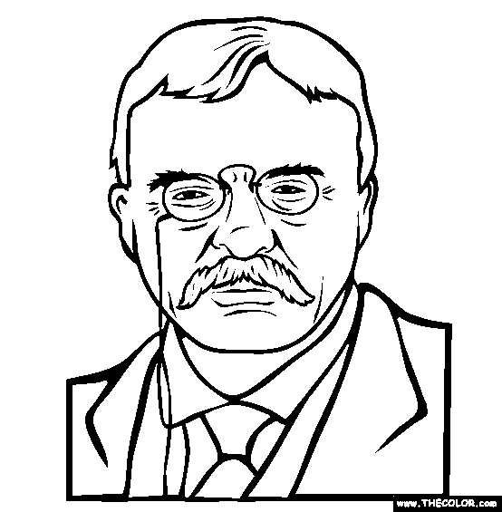 Presidents Online Coloring Pages   Page 1