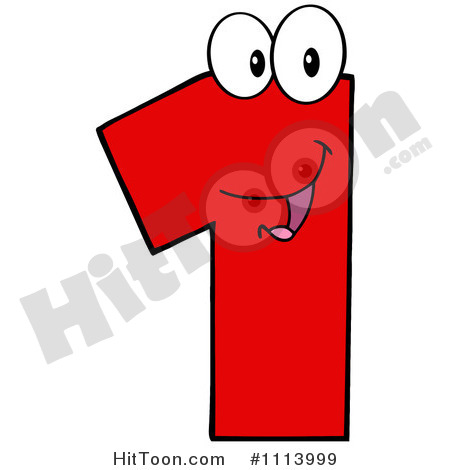 Red Number 1 Clipart Number Clipart  1113999  Red 1