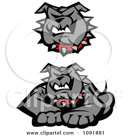 Royalty Free  Rf  Bulldog Mascot Clipart Illustrations Vector