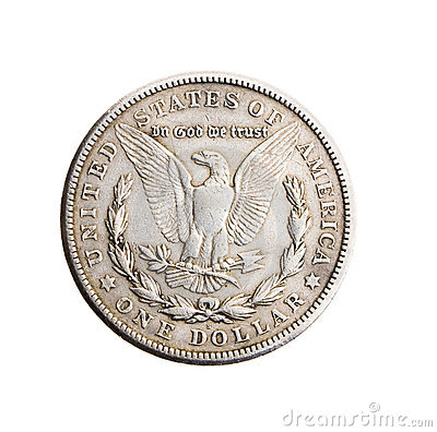 Silver Dollar Royalty Free Stock Photos   Image  17903268