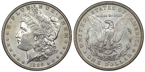 The 1888 Morgan Silver Dollar