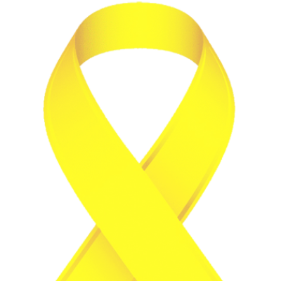 Yellow Awareness Ribbon Clip Art
