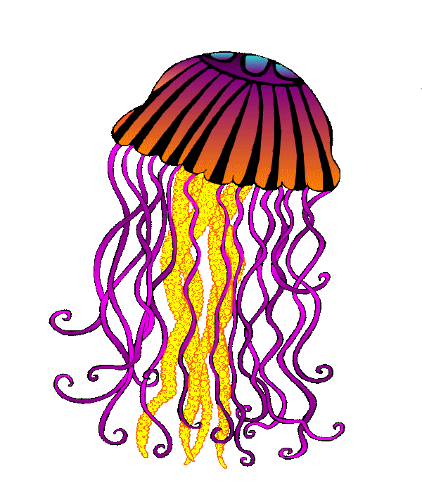 Another Jellyfish  Coloured By Machi Ramen On Deviantart