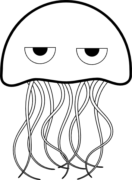 Cartoon Jellyfish Clip Art At Clker Com   Vector Clip Art Online