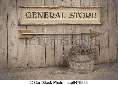 General Store Sign Clipart Vintage Sign General Store