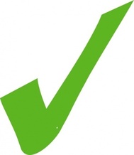 Green Checkmark Clip Art