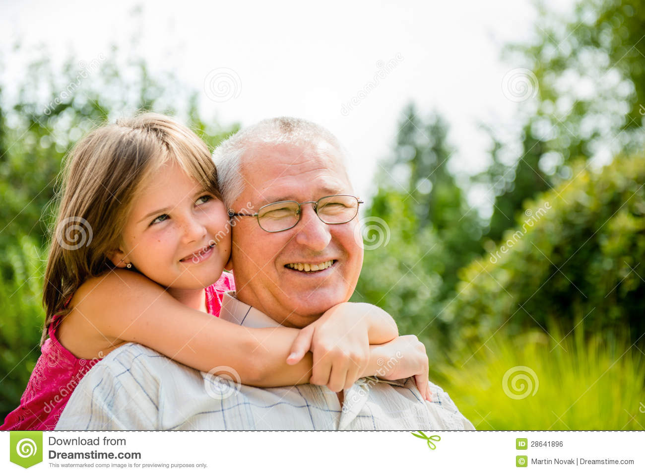 Happy Grandfather With Grandchild Royalty Free Stock Image   Image