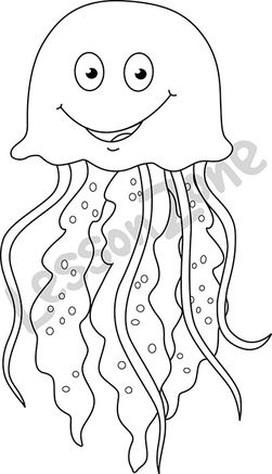 Jellyfish B W