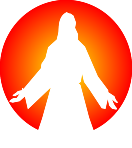 Jesus Christ With Sun Clip Art At Clker Com   Vector Clip Art Online