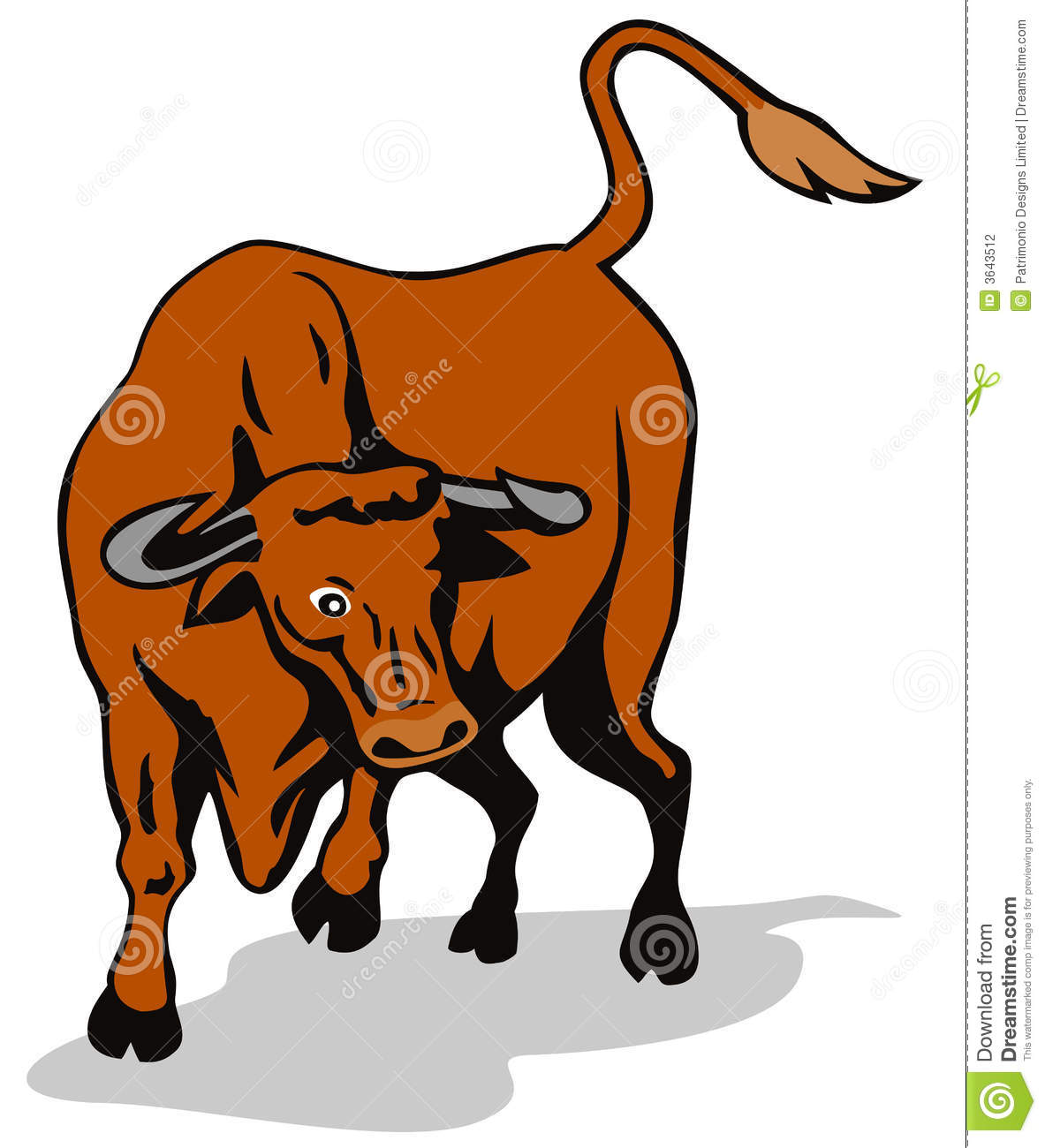 Longhorn Bull Clipart Raging Texas Longhorn Bull