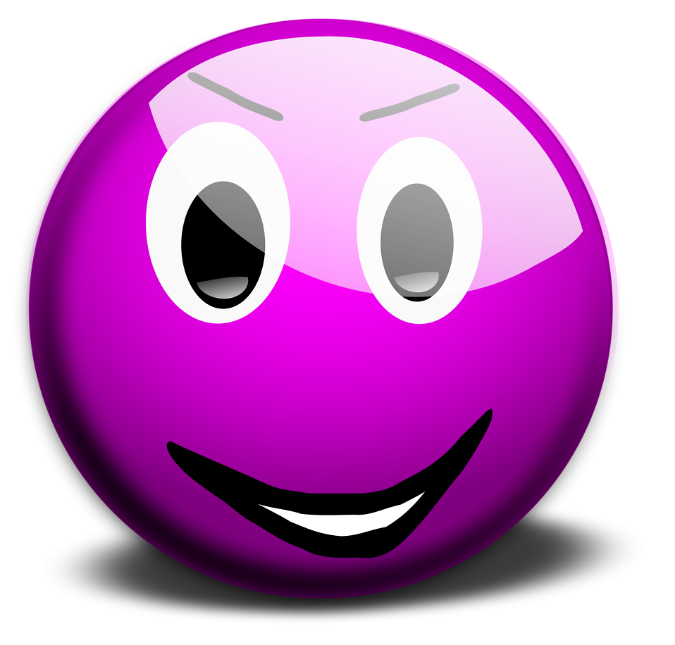 Purple Smiley Face Clip Art