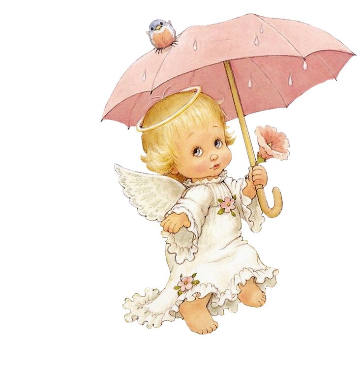 Ruth Morehead Artists Work Rain Angels Free Clipart Baby Angels